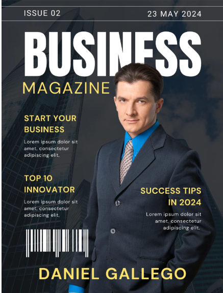 Business magazine — Issue 02 — cover story production