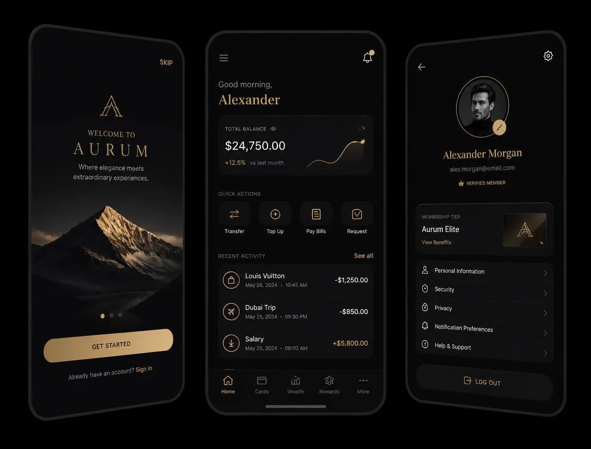 Aurum member app