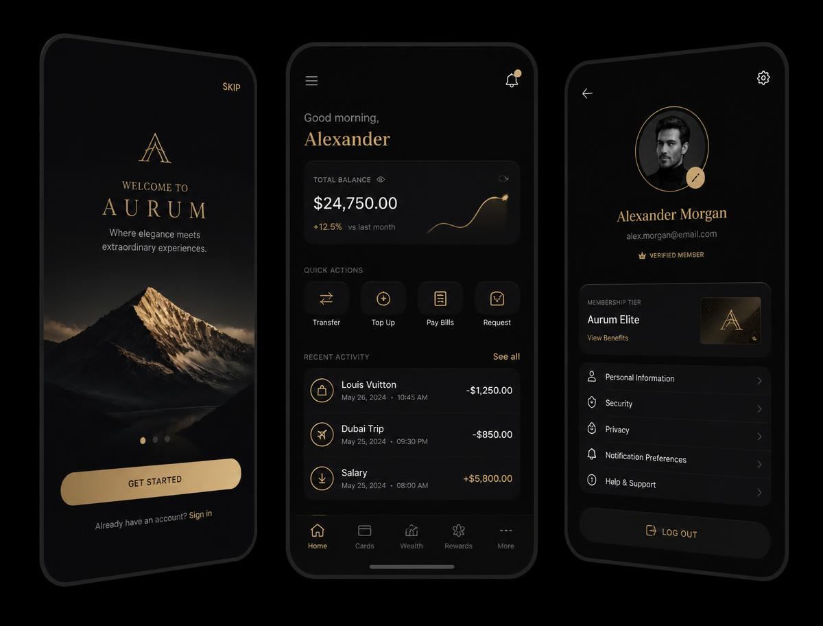 Aurum member app