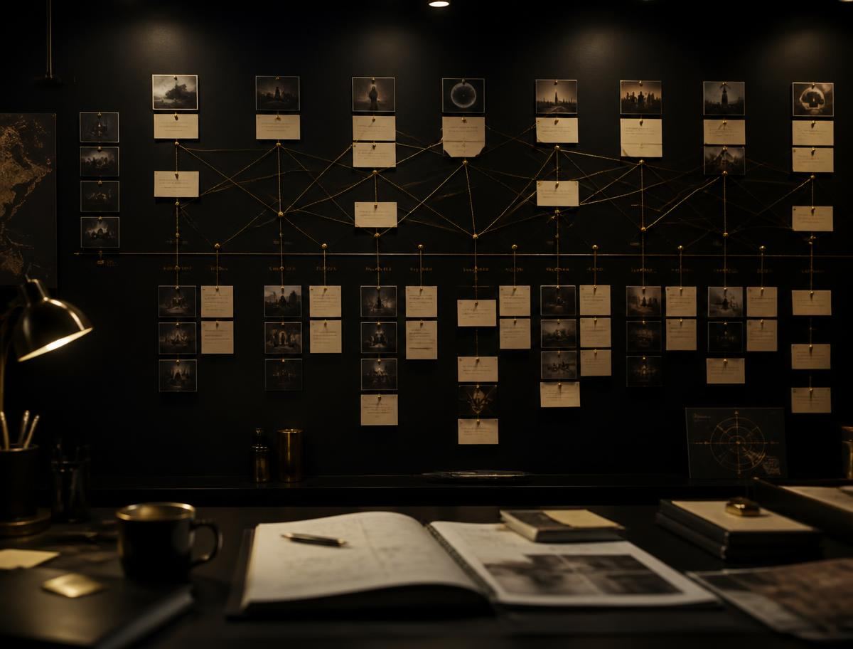 PR strategy planning board